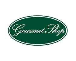 gourmet shop logo fond blanc