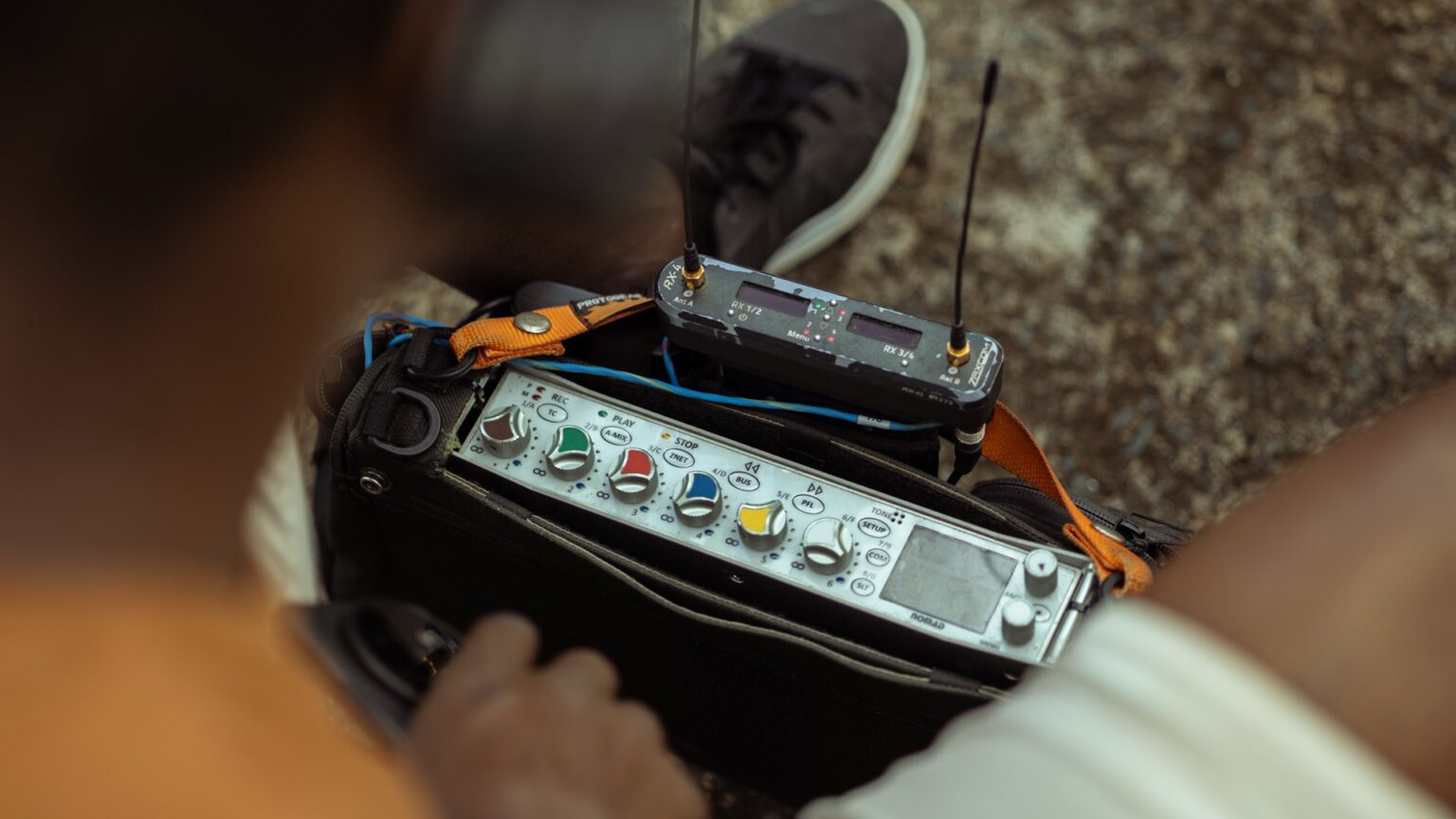 Enregistreur son et récepteur HF professionnels du parc de location vidéo en Guadeloupe